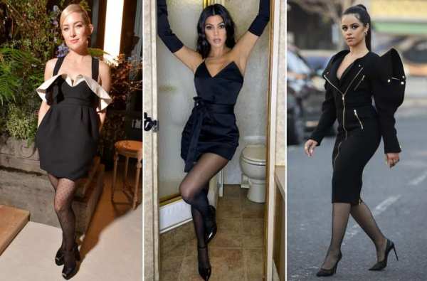 Черные колготки и чулки: с чем и как носить весной, советы стилиста Черные колготки и чулки: с чем и как носить весной, советы стилиста