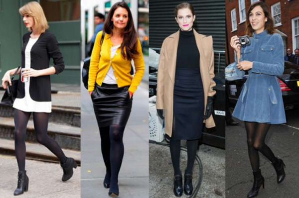 Черные колготки и чулки: с чем и как носить весной, советы стилиста Черные колготки и чулки: с чем и как носить весной, советы стилиста