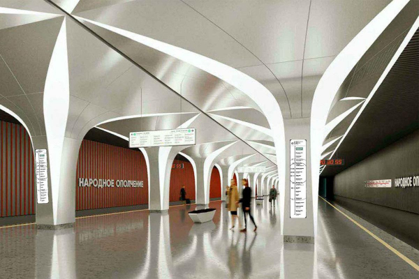 Собянин рассказал об оформлении станции метро &laquo;Народное Ополчение&raquo;