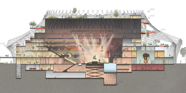 Каким будет новое здание Большого московского цирка. 6 вариантов