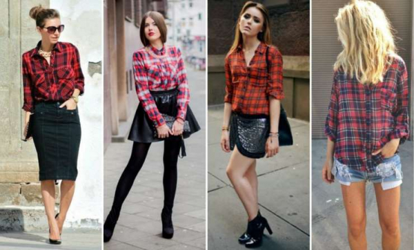 В пир и в мир: в какие образы удачно вписывается клетчатая рубашка