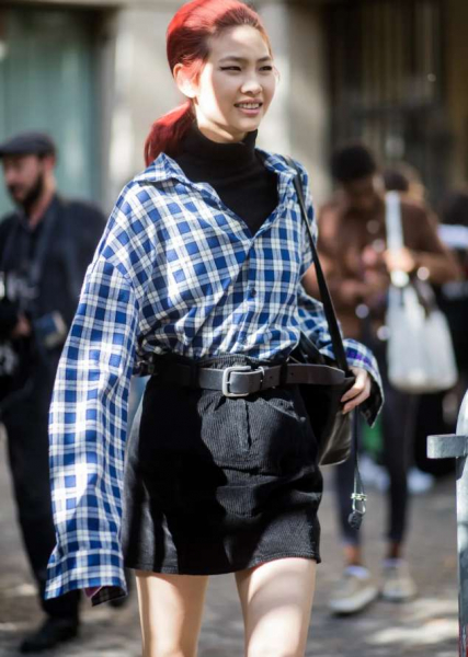 В пир и в мир: в какие образы удачно вписывается клетчатая рубашка