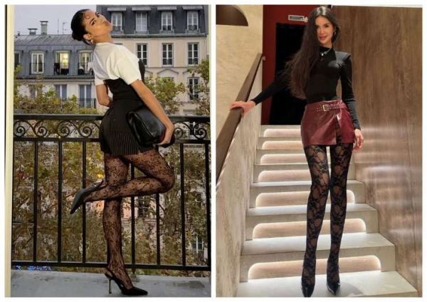 Капроновые колготки: учимся сочетать с одеждой и обувью