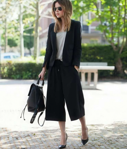 Коротко и ясно: с чем и как носить кюлоты этим летом