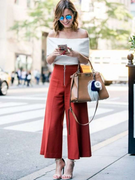 Коротко и ясно: с чем и как носить кюлоты этим летом