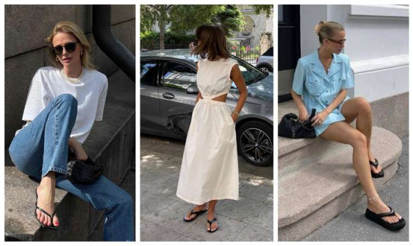 Вьетнамки в городе: как носить этим летом пляжный атрибут