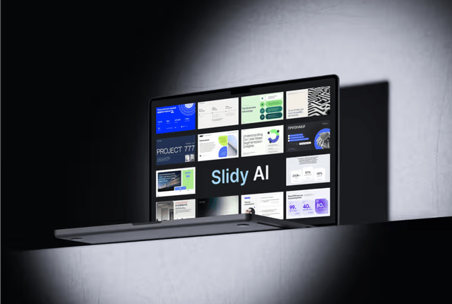 Slidery AI нейросеть для создания презентаций