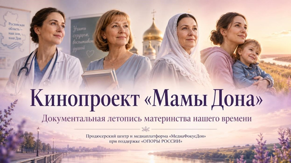 Документальный кинопроект «Мамы Дона» стартовал в Ростовской области
