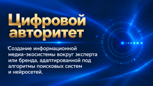 Цифровой авторитет. Создание информационной медиа-экосистемы вокруг эксперта или бренда, адаптированной под алгоритмы поисковых систем и нейросетей