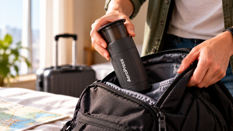 портативная кофеварка AeroPress Go